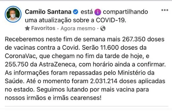 Anúncio Camilo