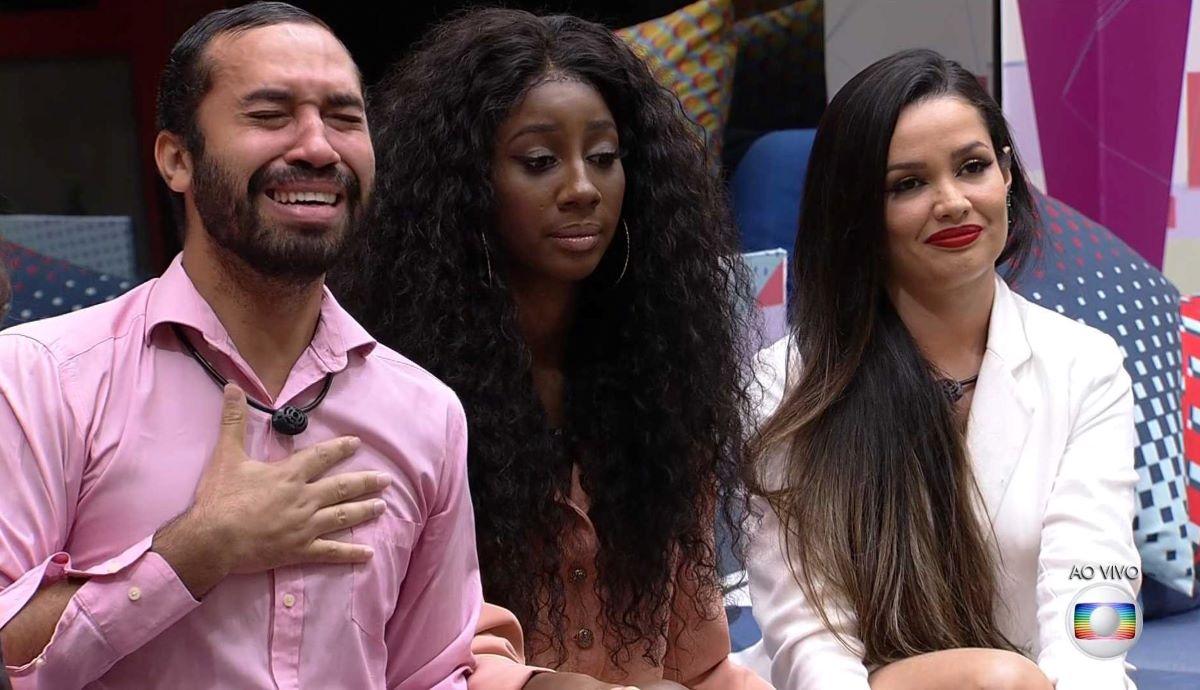 Momento em que Gil é eliminado do BBB 21