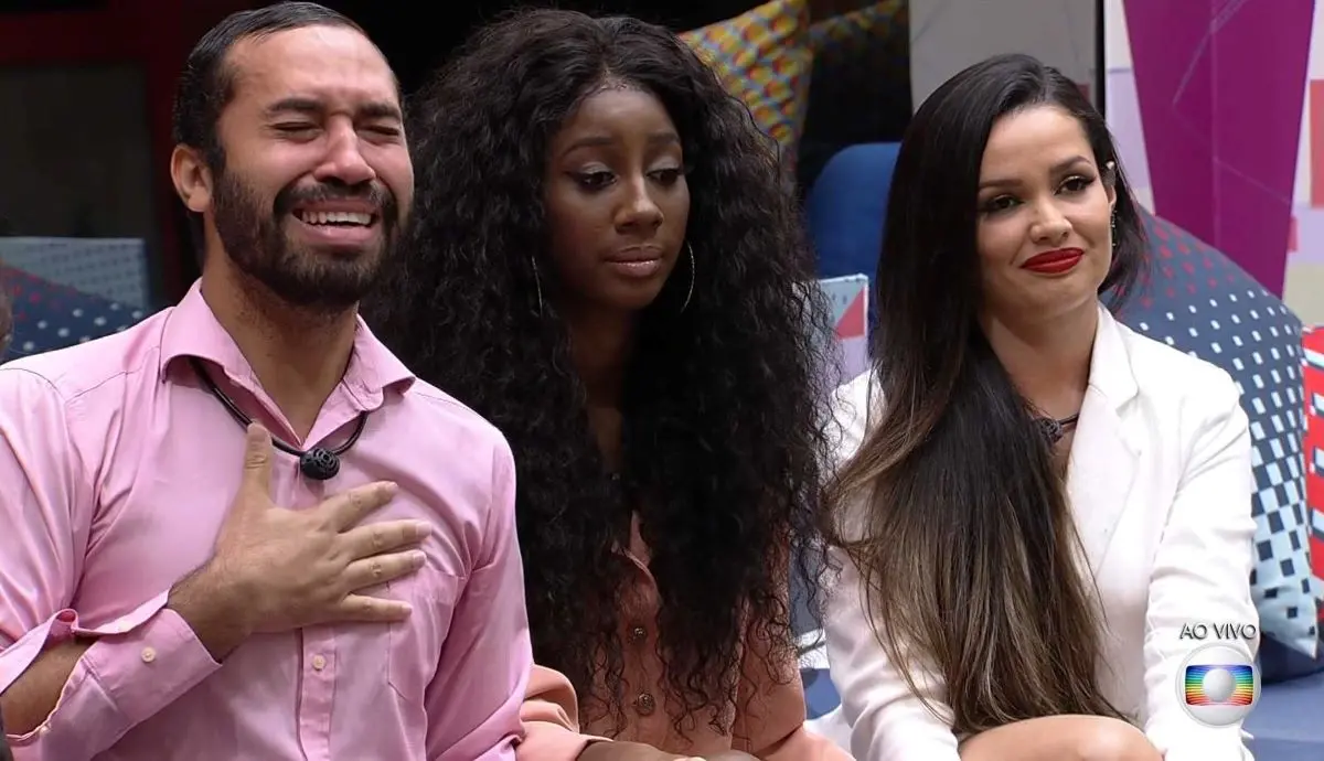 Momento em que Gil é eliminado do BBB 21