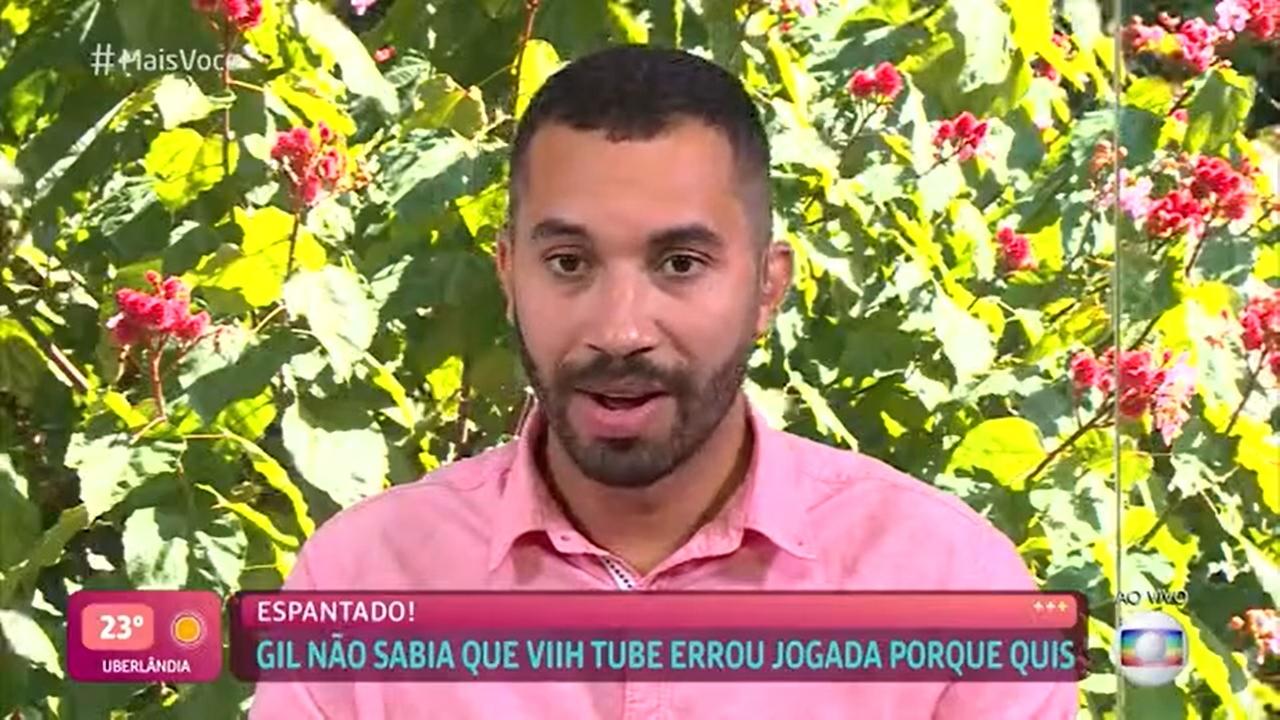 Gilberto fez cara de espanto ao ser alertado por Ana Maria sobre jogada de Viih Tube