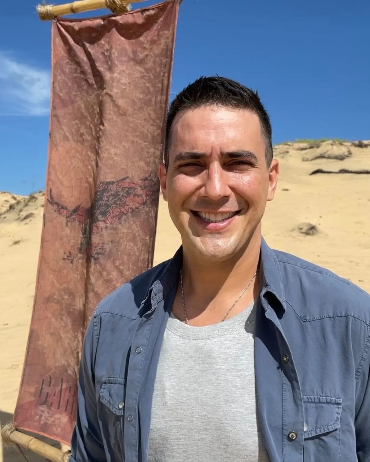 André Marques nas locações de 'No Limite'