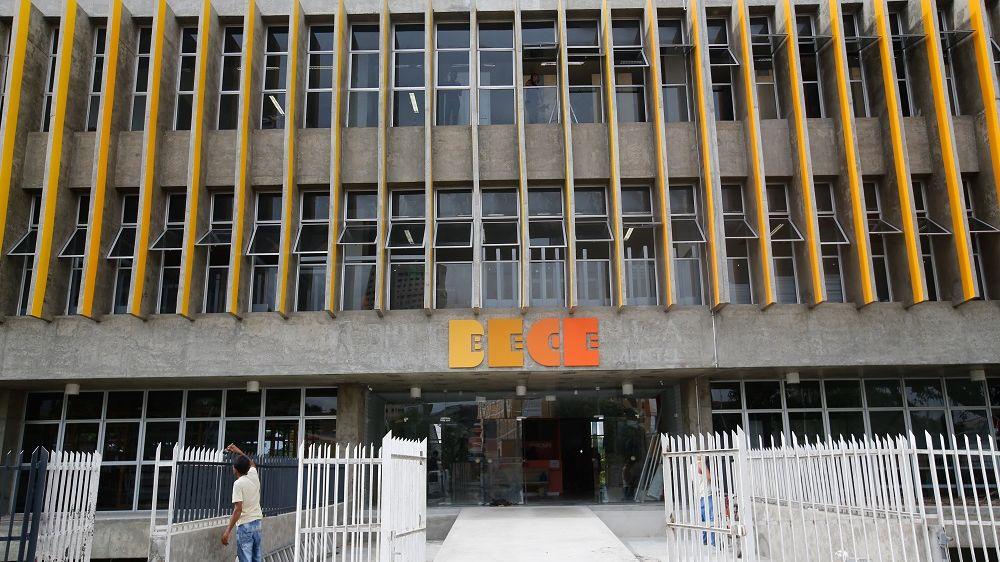 Fachada da Biblioteca Pública do Estado do Ceará