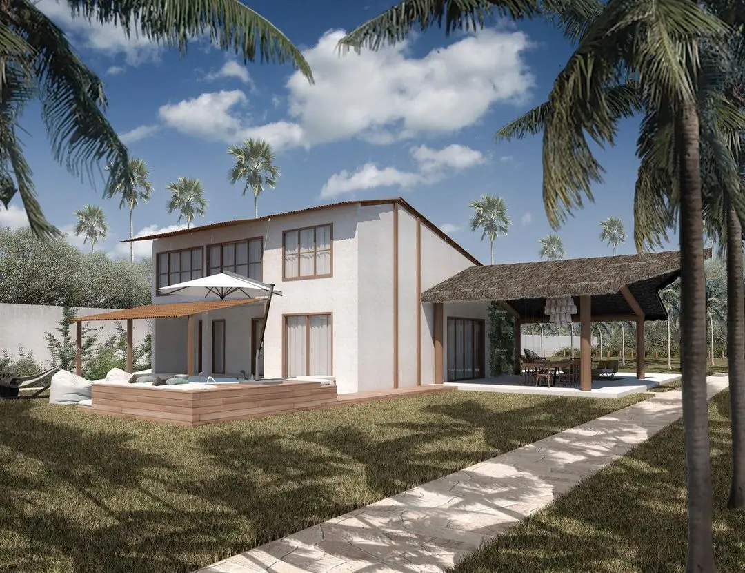 Área da Casa de luxo de Fernando Fernandes construída em Taíba, no Ceará