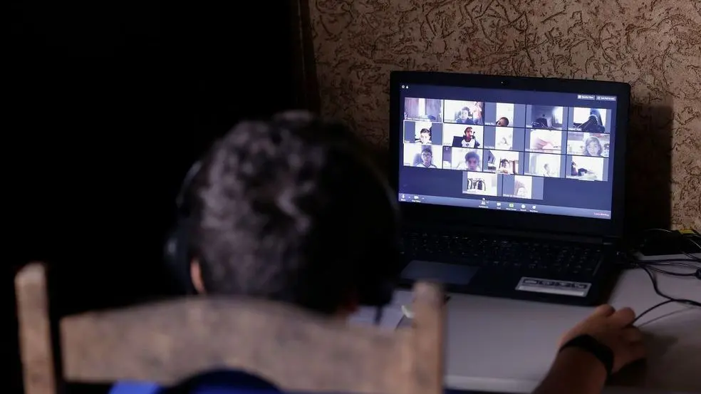 Ensino à distância tela