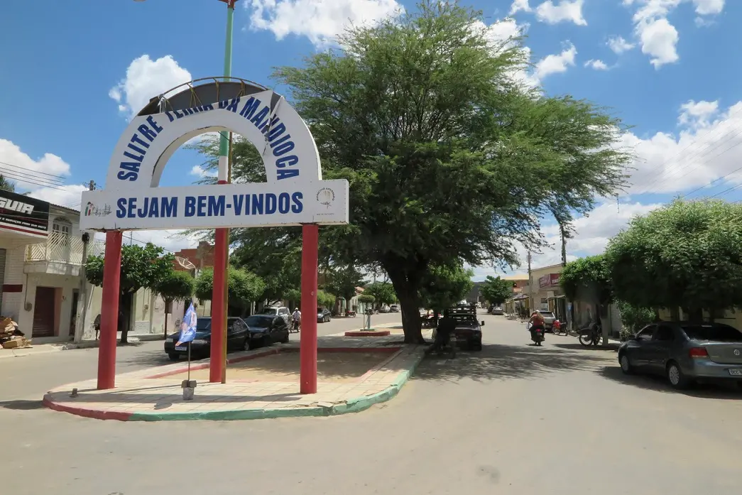 Entrada do município de Salitre
