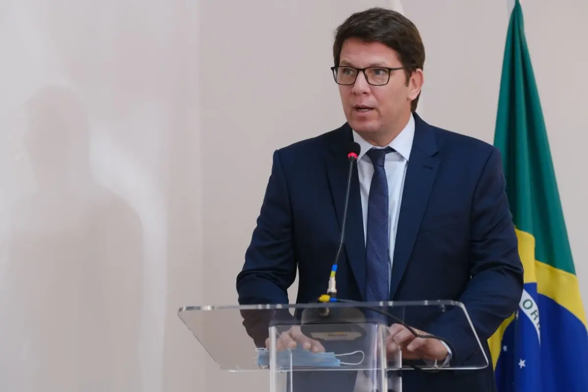 Mario Frias em pronunciamento da Secretaria especial de Cultura