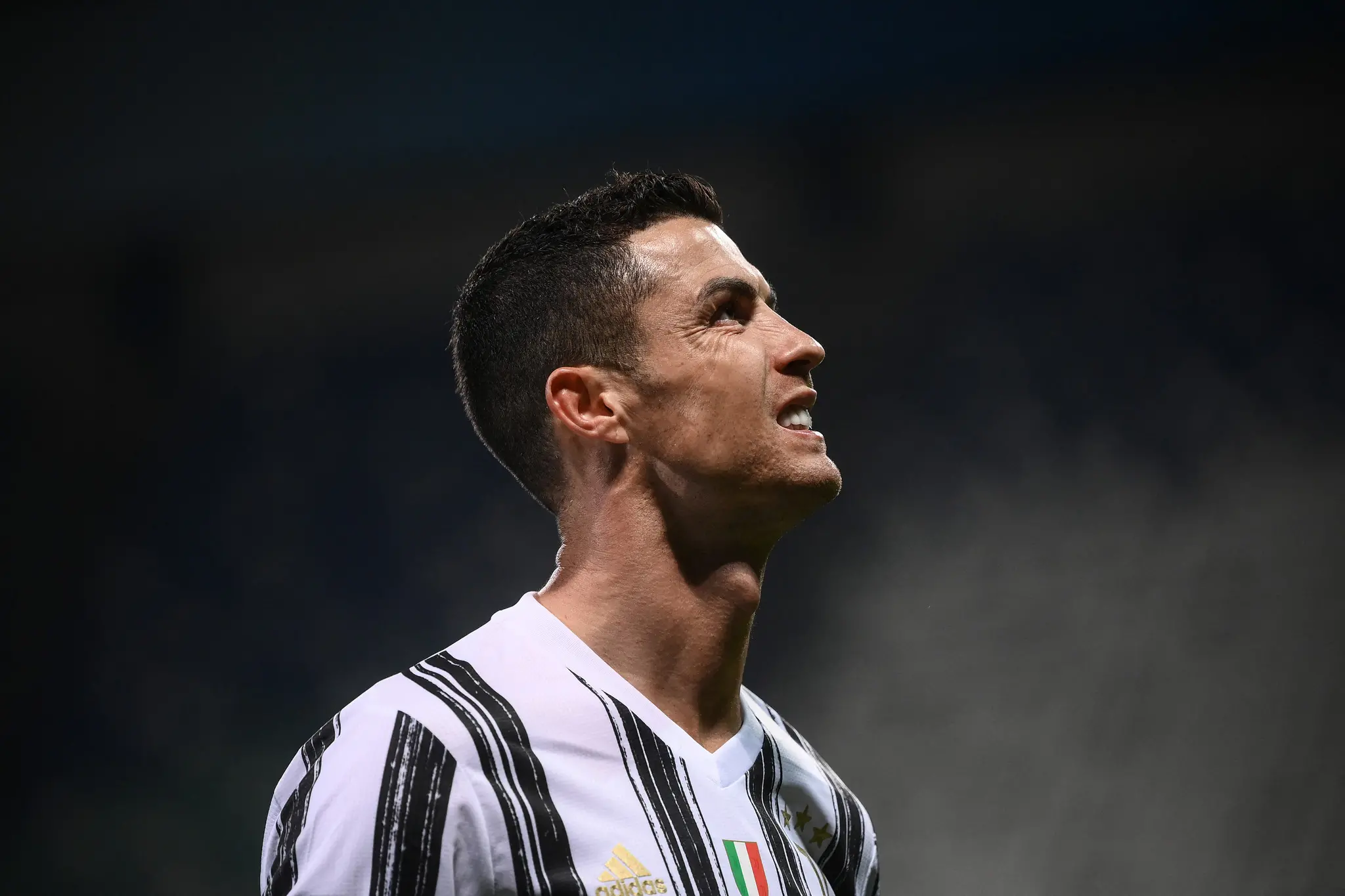 Cristiano Ronaldo em campo pela Juventus