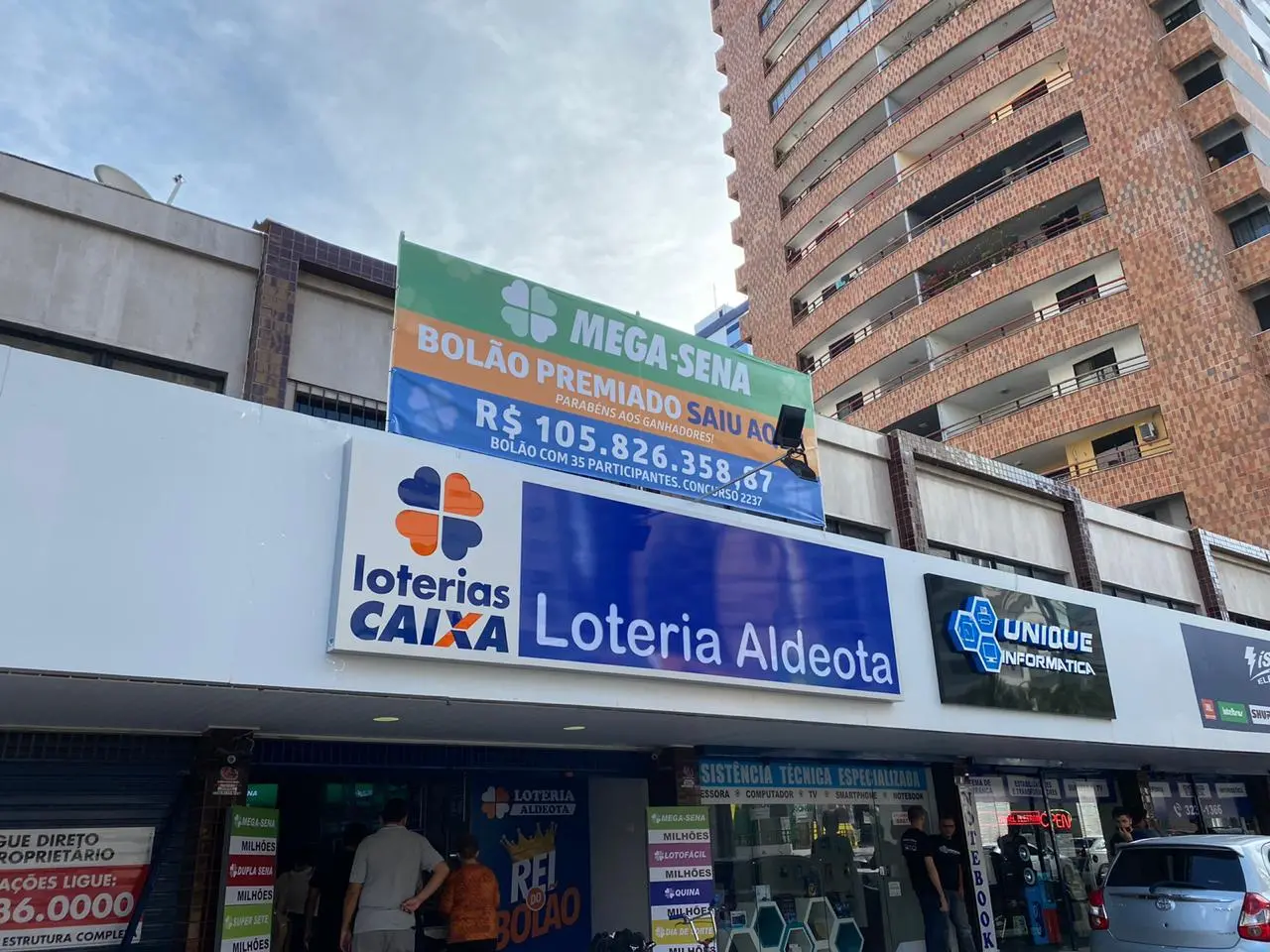 Esta é uma imagem da Loteria Aldeota