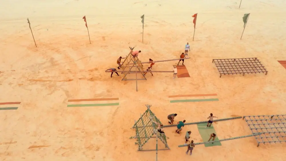 Imagem aérea da prova dos privilégios de no limite