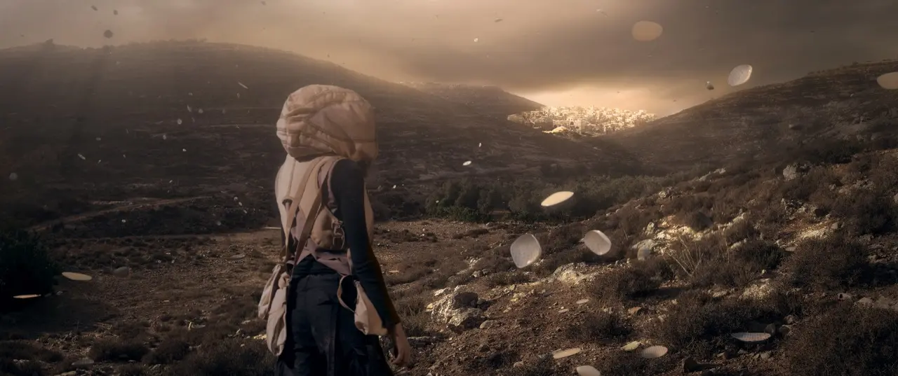 Esta é uma imagem de No Futuro, Eles Comiam da Melhor Porcelana de Larissa Sansour