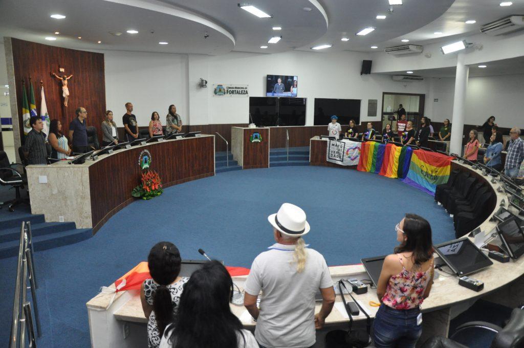 Sessão solene na Câmara Municipal de Fortaleza, em 2019