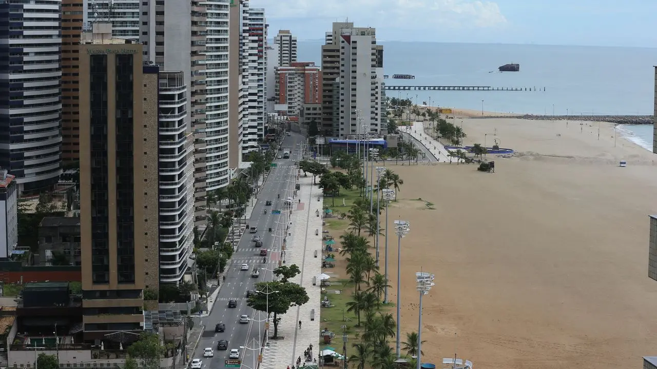 Beira mar de Fortaleza