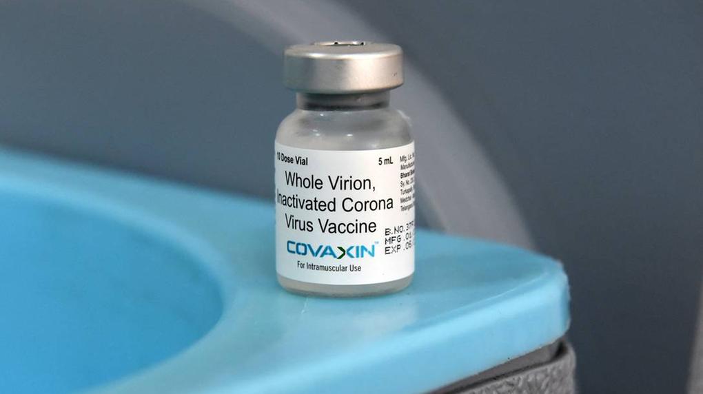 frasco da vacina covaxin