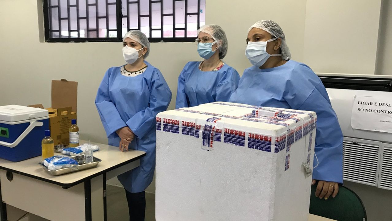 Município de Sobral recebeu o primeiro lote do imunizante da Pfizer/BioNTech contra a Covid-19