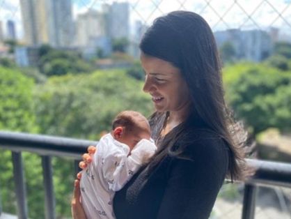 Bebê que nasceu com anticorpos contra Covid-19 na Bahia