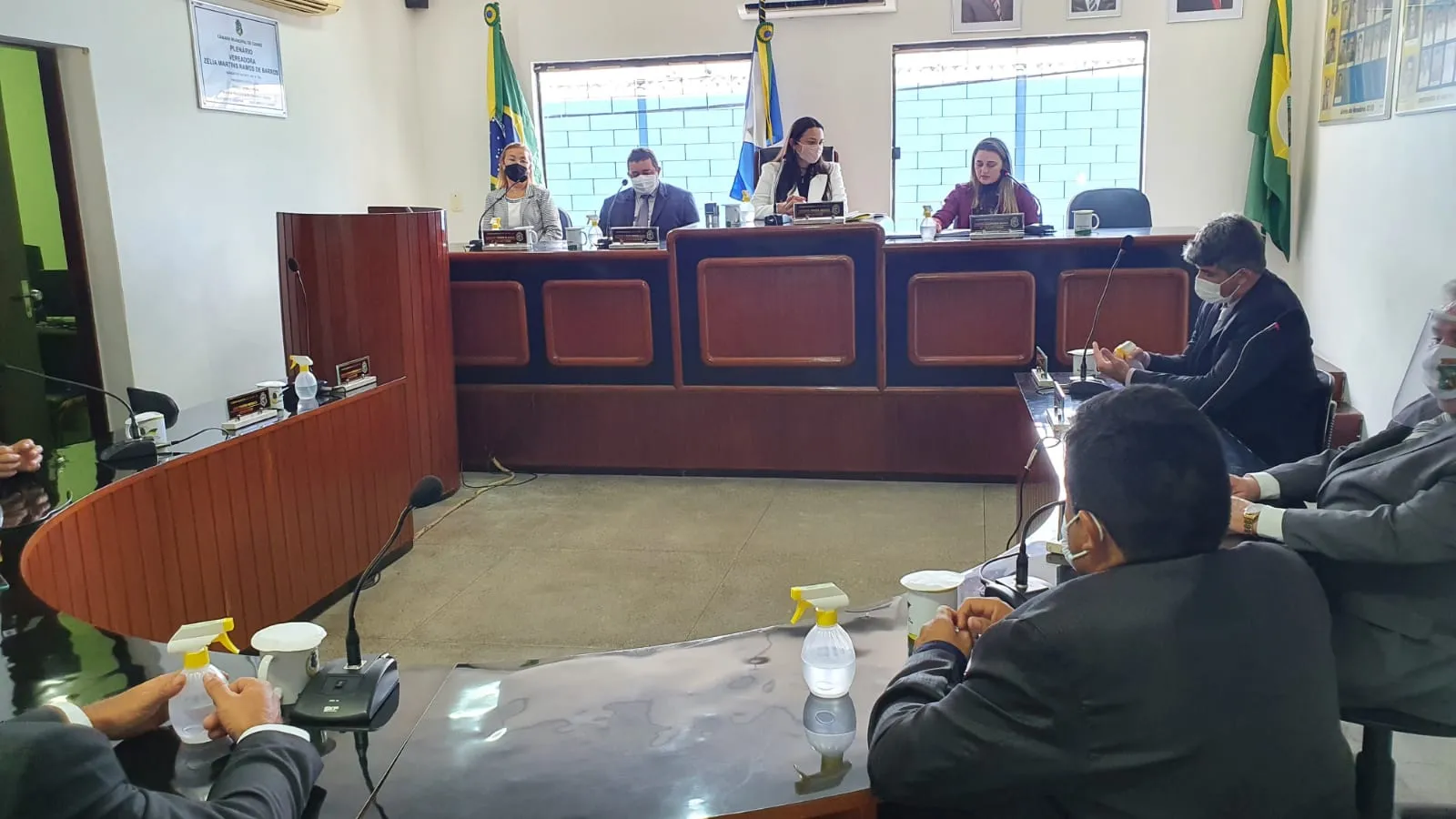 A vereadora Virginia Souza Aguiar (PDT) preside o Legislativo em Cariré