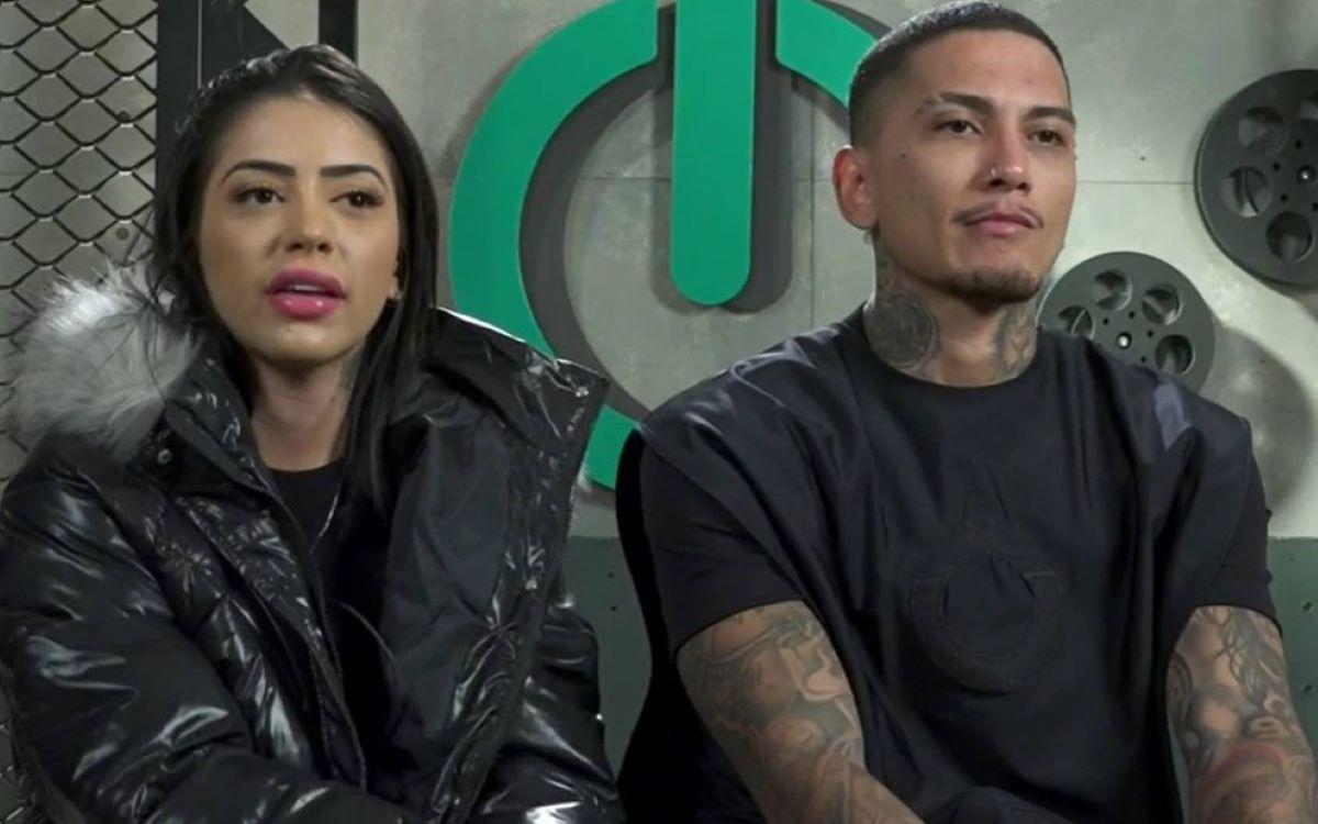 Casal mirella e dynho alves, que corre o risco de ser eliminado do power couple brasil