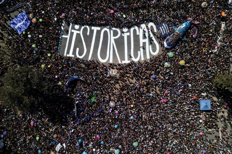 Protesto no Chile