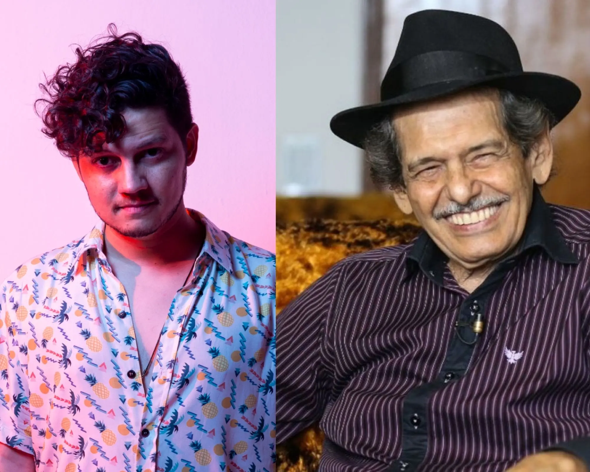 Esta é uma montagem de fotos de Gabriel Aragão e Rodger Rogério