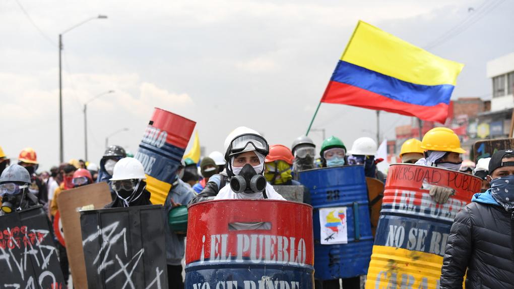 Manifestação Colômbia