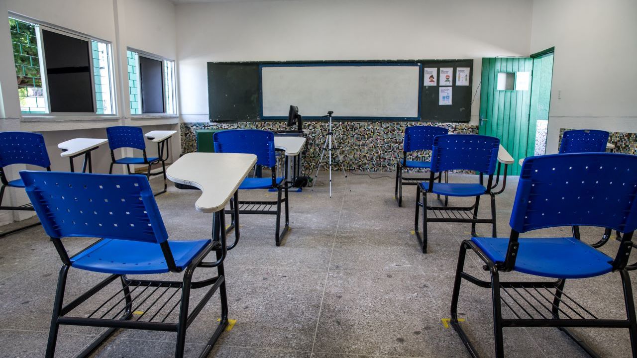 sala de aula vazia