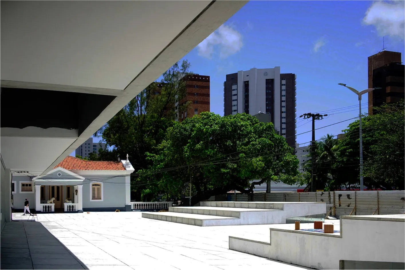 Casarão funcionará integrado com novo edifício