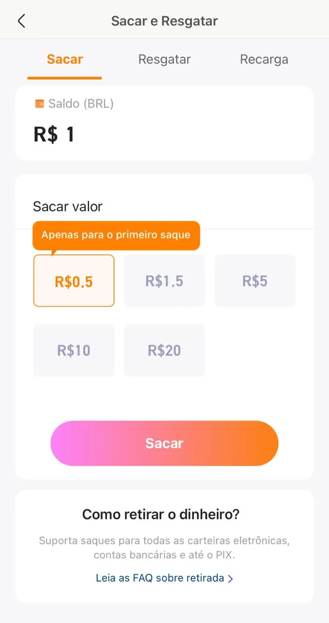 Usuário precisa ter conta bancária para receber o dinheiro no Kwai