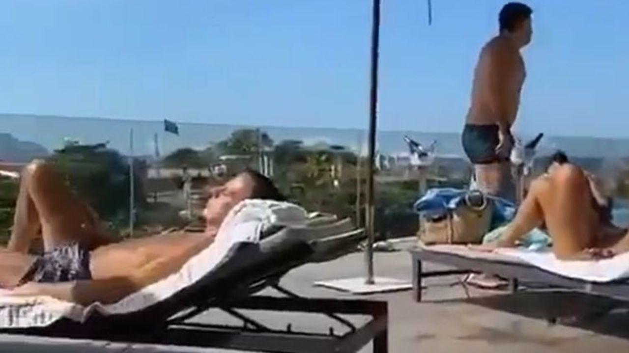 João Doria sem máscara tomando sol no Rio de Janeiro