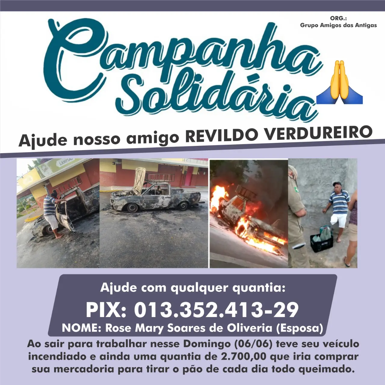 Banner para a doação