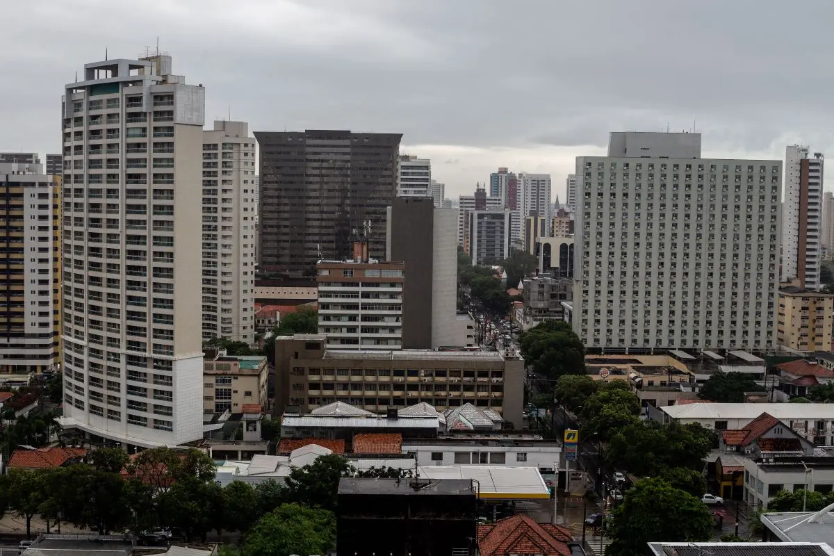 Registro de céu nublado em fortaleza