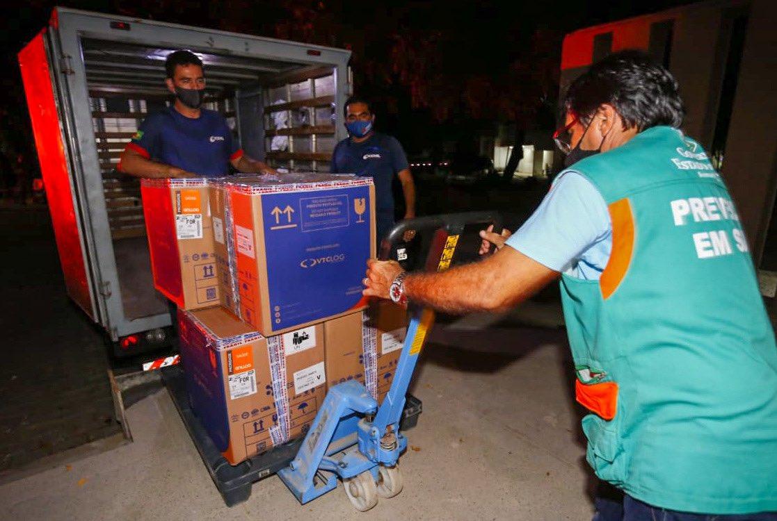 chegada vacina contra covid ao ceará