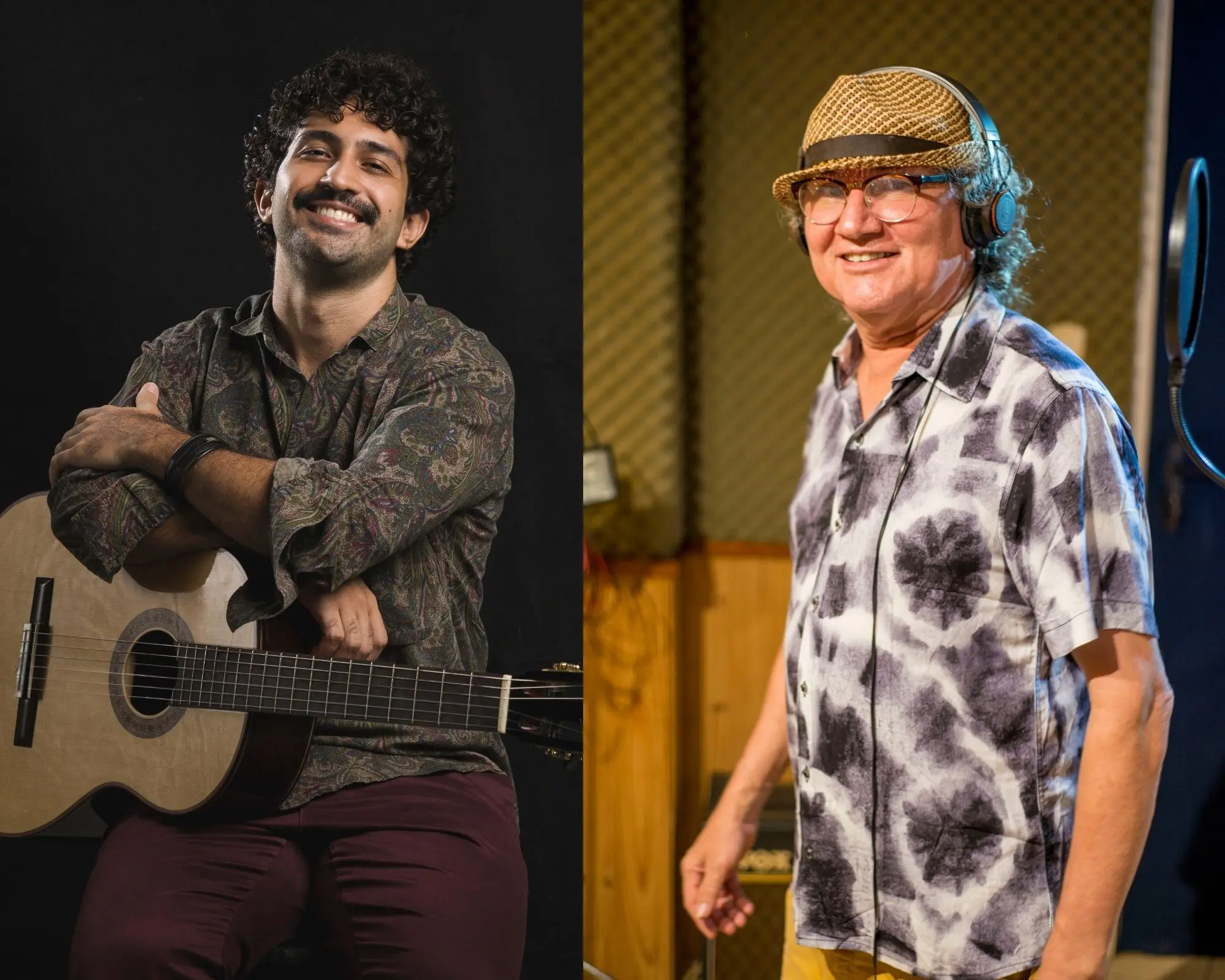 Esta é uma montagem de fotos entre Gildomar Marinho e Pedro Falcão