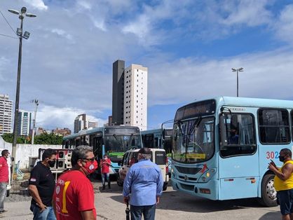 paralisação motoristas de ônibus Fortaleza