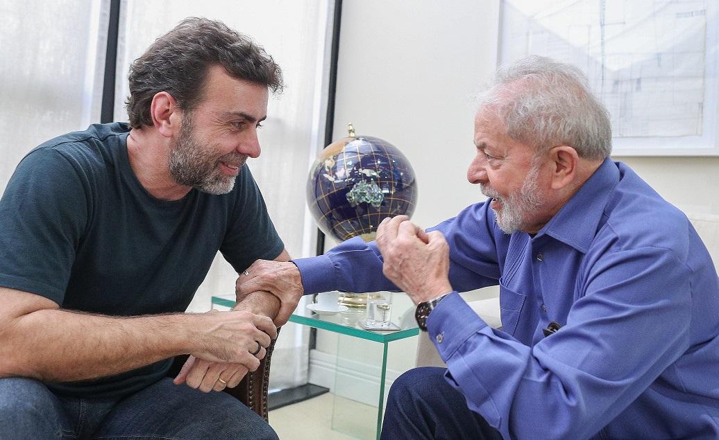 Freixo e Lula conversam