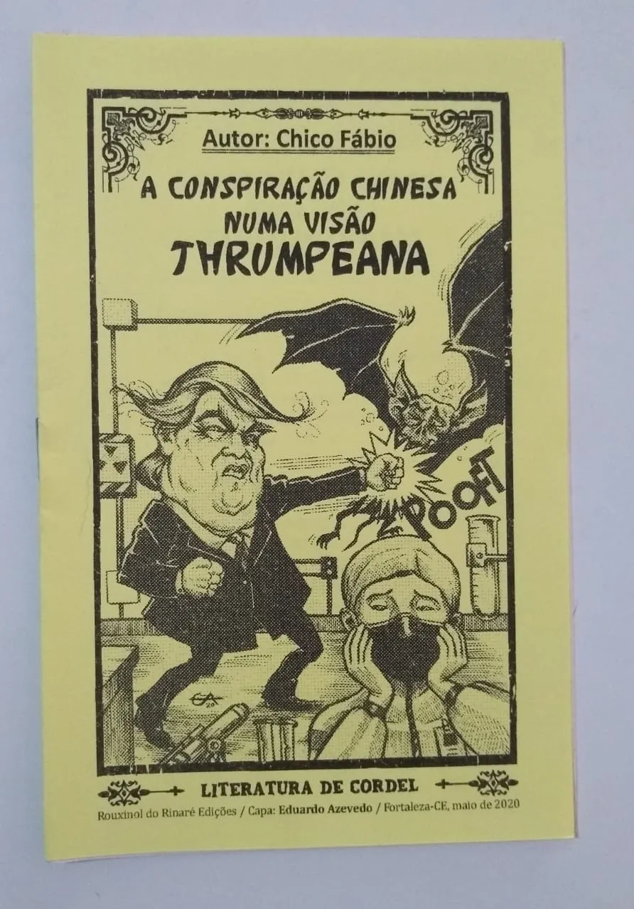 O cordel de Chico Fábio foi um dos primeiros que Rouxinol do Rinaré editou sobre a pandemia