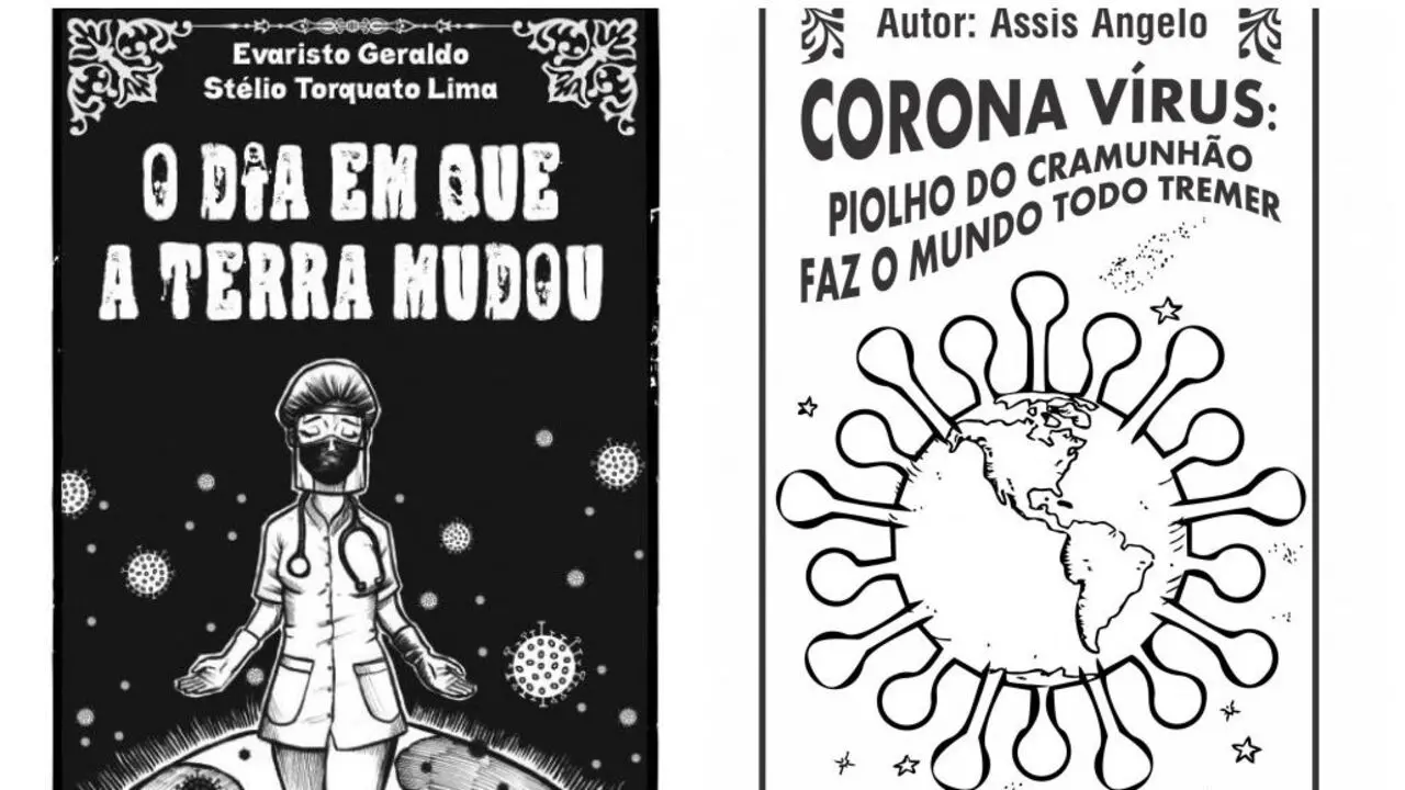 Folhetos de cordel sobre coronavírus
