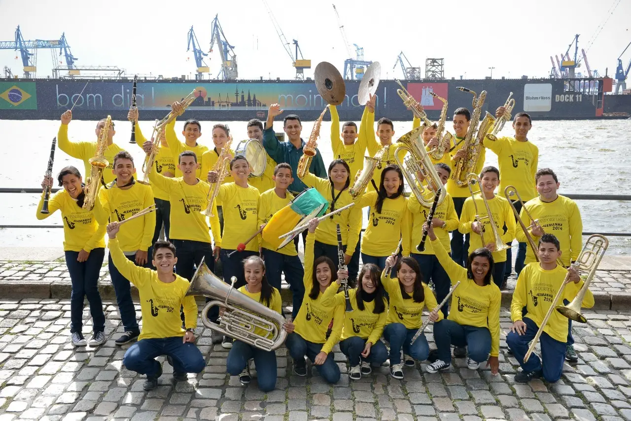 Esta é uma imagem da orquestra da aamarte