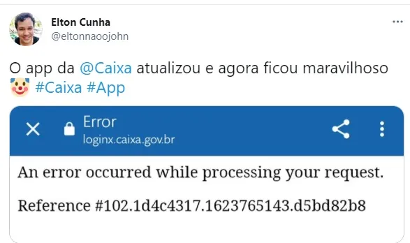 Nas redes sociais, algumas pessoas atribuíram o erro a uma atualização recente do aplicativo
