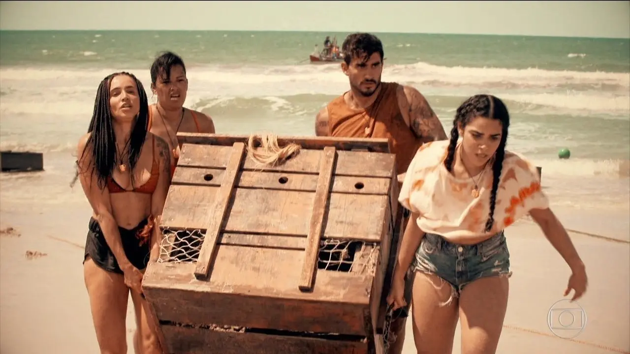 Cenas do reality show No Limite, exibido pela Rede Globo