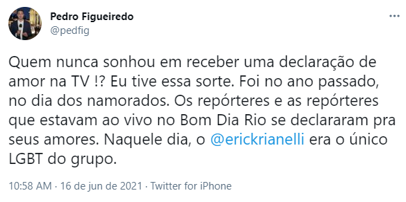 Que eu leve o amor', diz repórter da Globo após comentários homofóbicos -  Zoeira - Diário do Nordeste