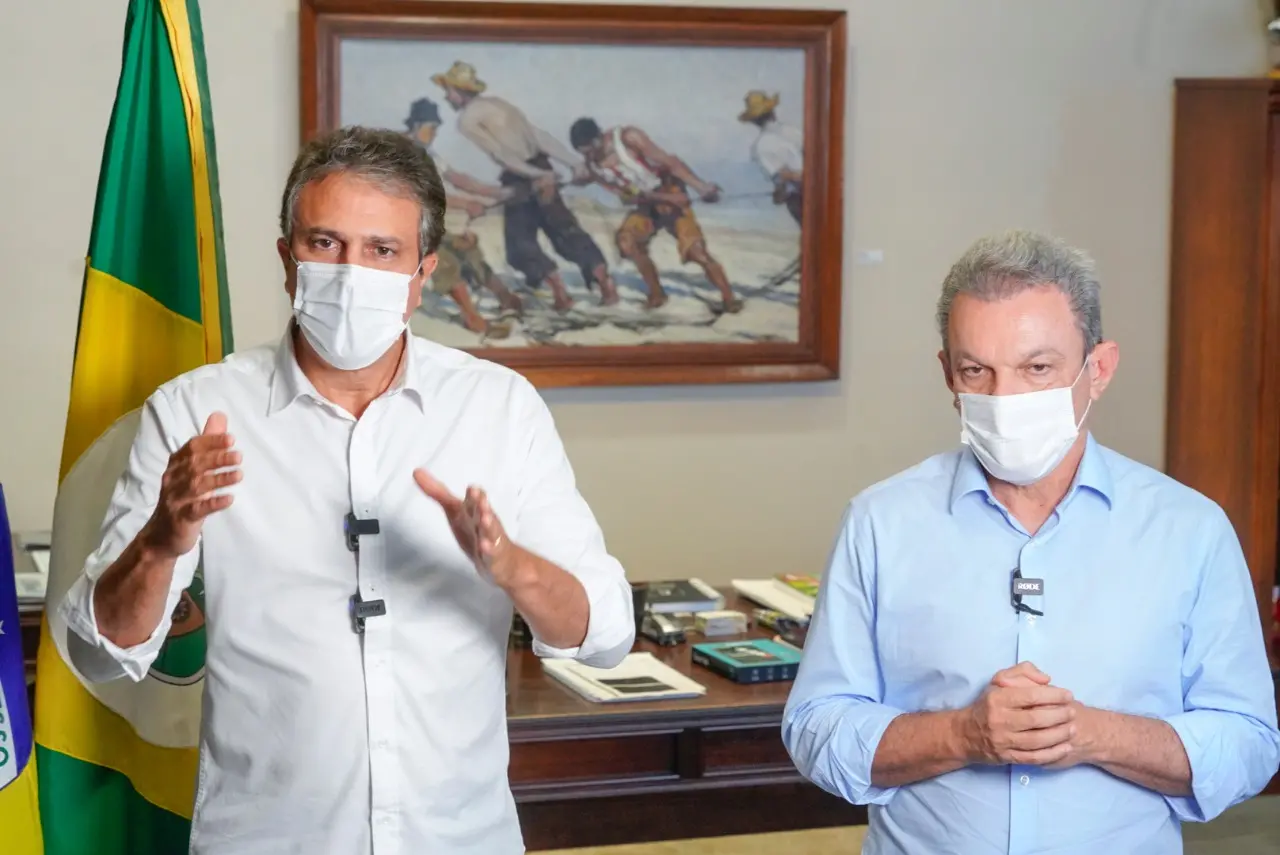 Governador do Ceará e o prefeito de Fortaleza em live