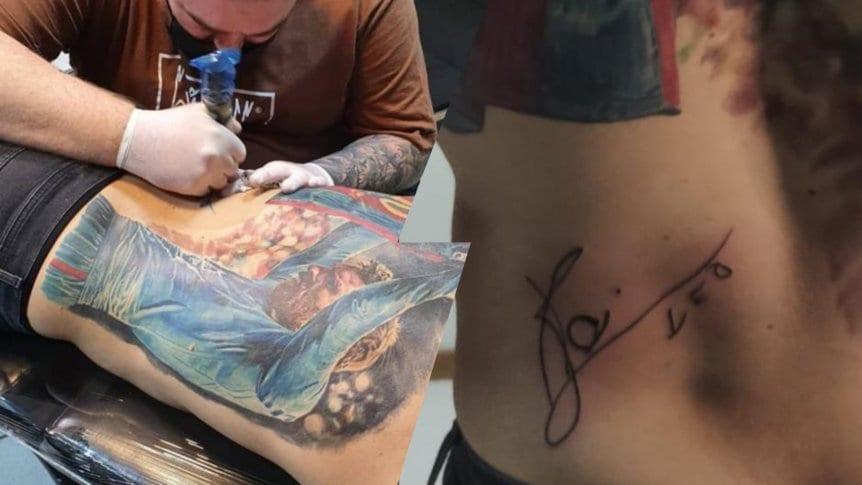 Qual tatuagem Messi tem?