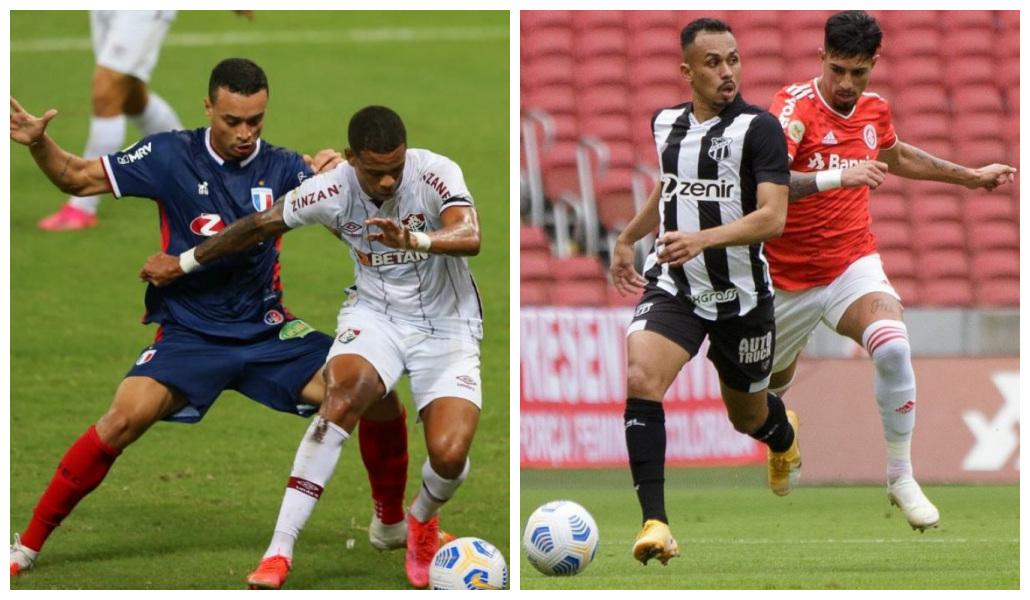 Fotos Fortaleza x Fluminense; Internacional x Ceará
