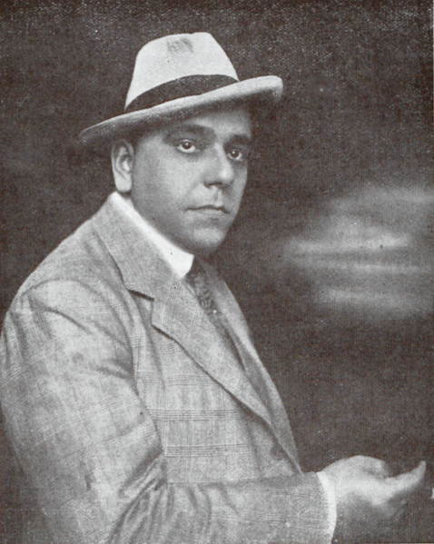 O escritor, imortal da Academia Brasileira de Letras, João do Rio, em 1921, nas páginas da revista 
