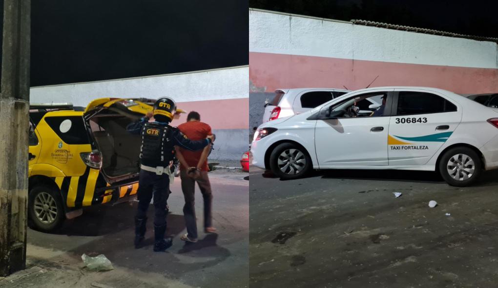Taxista é preso em Caucaia suspeito de assaltar padaria no bairro Aerolândia