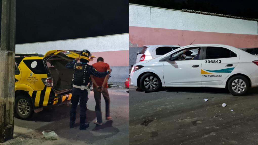 Taxista é preso em Caucaia suspeito de assaltar padaria no bairro Aerolândia