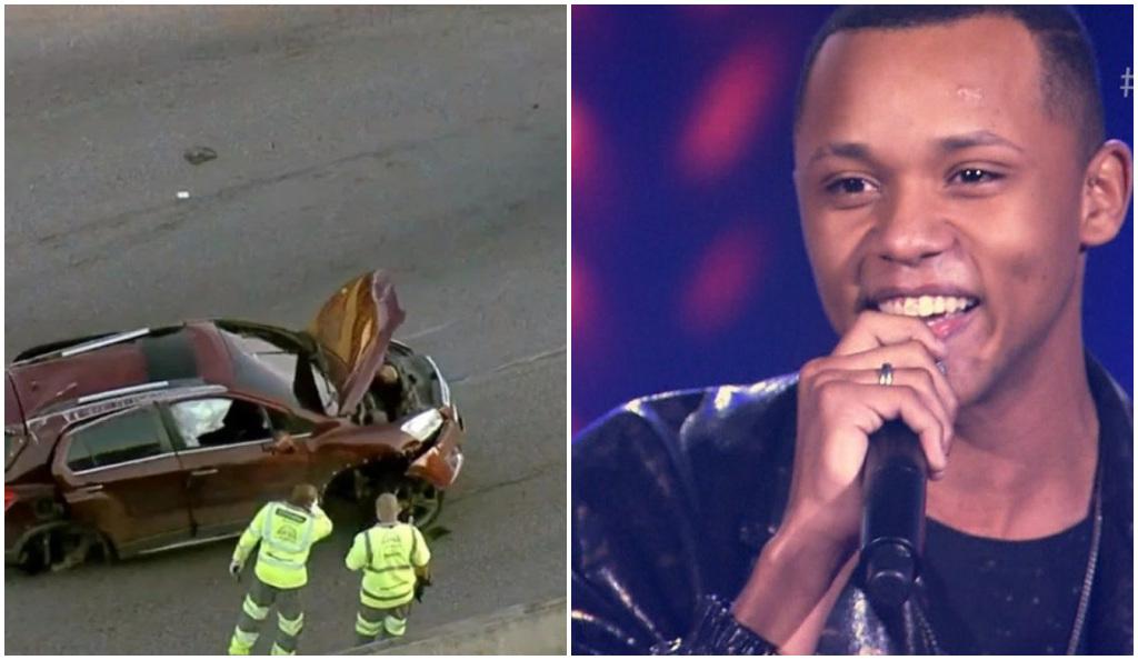 Acidente de carro registrado na linha amarela do Rio de Janeiro