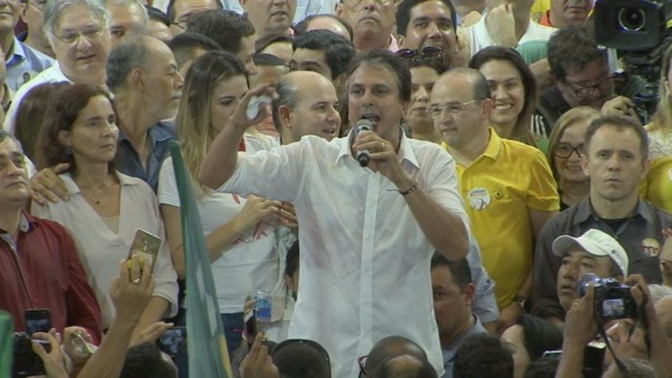 Camilo Santana na campanha de 2018