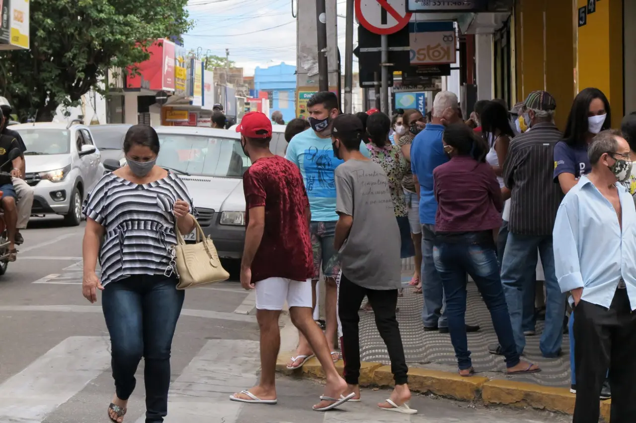 Aglomeração no Centro de Juazeiro do Norte