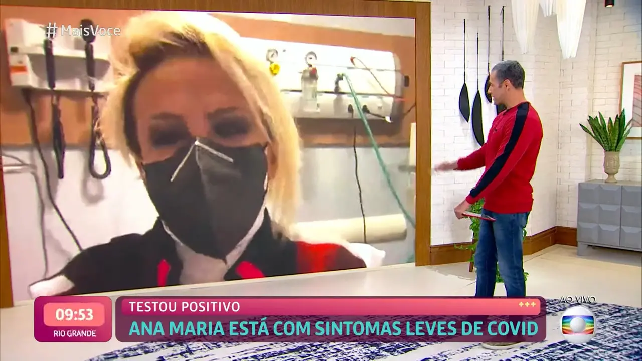 Ana Maria Braga falou sobre sintomas da doença e disse se sentir bem